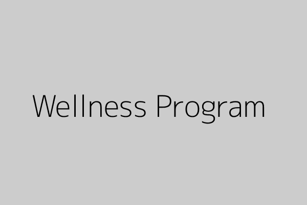 Mind & Body Wellness Program